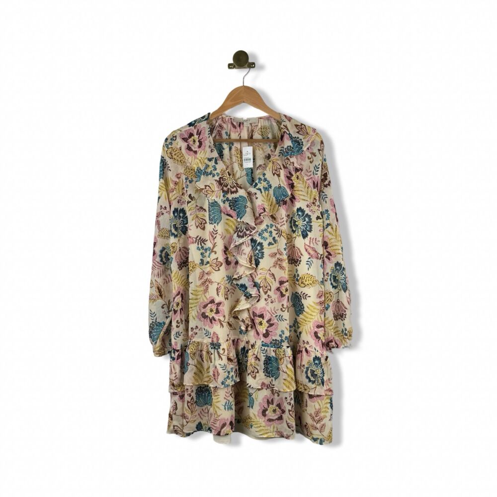 Loft Garden Ruffle Mini Dress - Picture 3 of 4